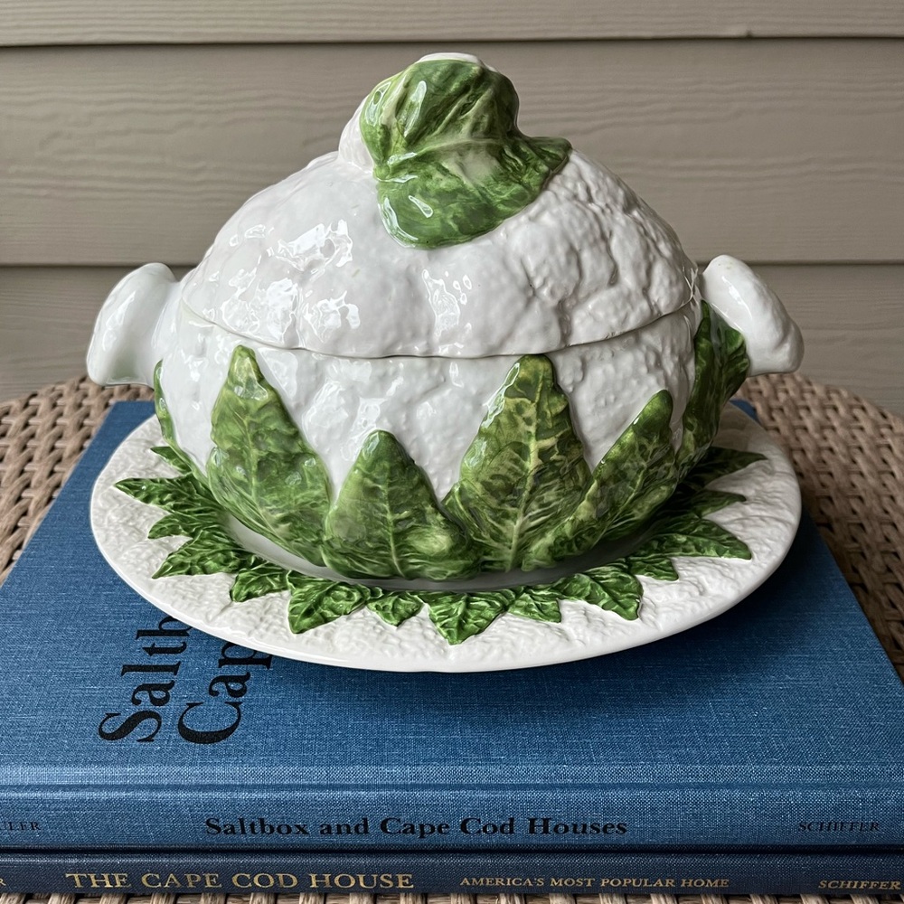 Vintage Bordallo Pinheiro Cauliflower Tureen